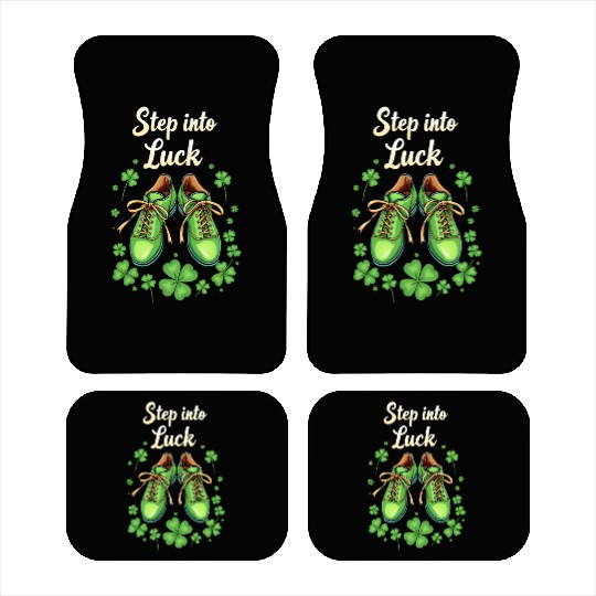 Step Into Luck – Irish Dance Shoe Car Mats Design