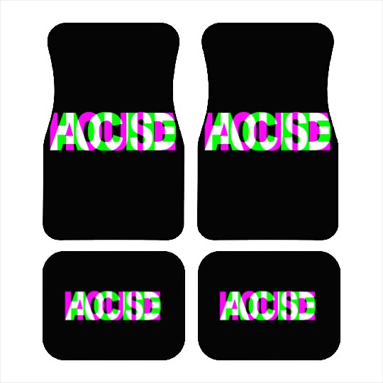 Acid House Techno Raver Car Mats
