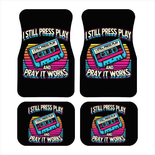 Retro Cassette Tape Car Mats