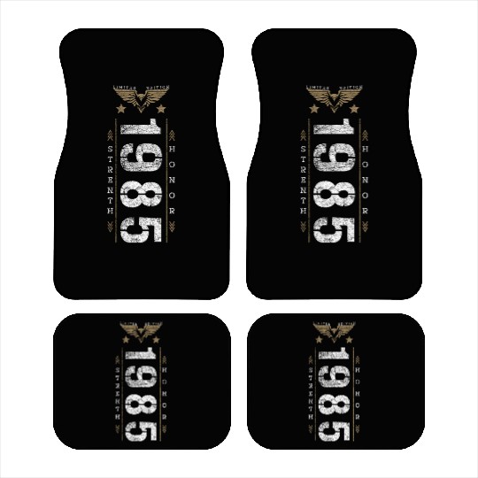 Limited Edition 1985 Strength and Honor Birthday Car Mats
