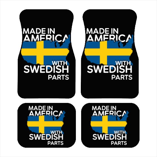 Made In America With Swedish Parts USA US Car Mats