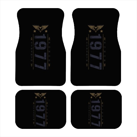 Limited Edition 1977 Birthday Strength and Honor Car Mats