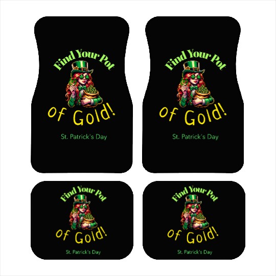 Find Your Pot of Gold Car Mats