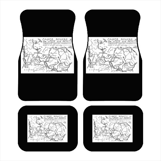 Fur Trade Canoe Routes Car Mats