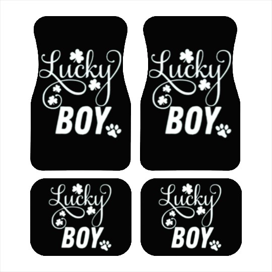 Lucky Boy St Patrick's Day Car Mats