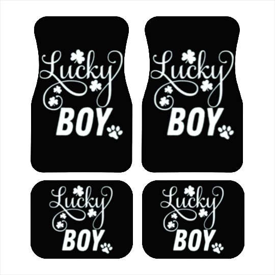 Lucky Boy St Patrick's Day Car Mats