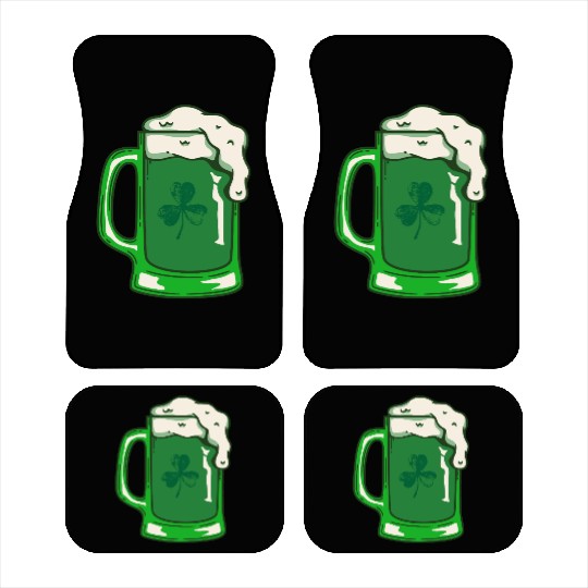 Green Beer Car Mats