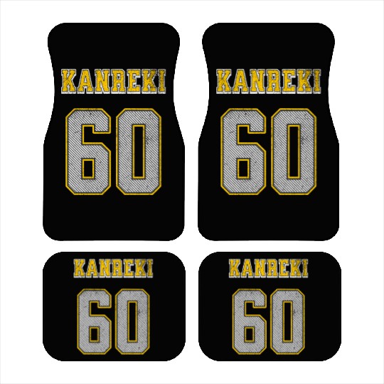 Kanreki 60th Birthday Japanese Name and Number Car Mats