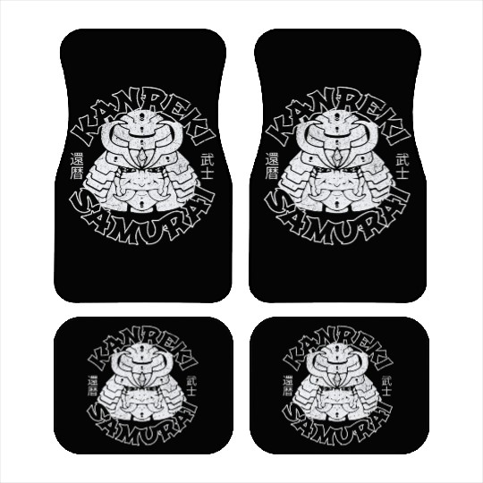 Kanreki 60th Birthday Japanese Samurai Car Mats
