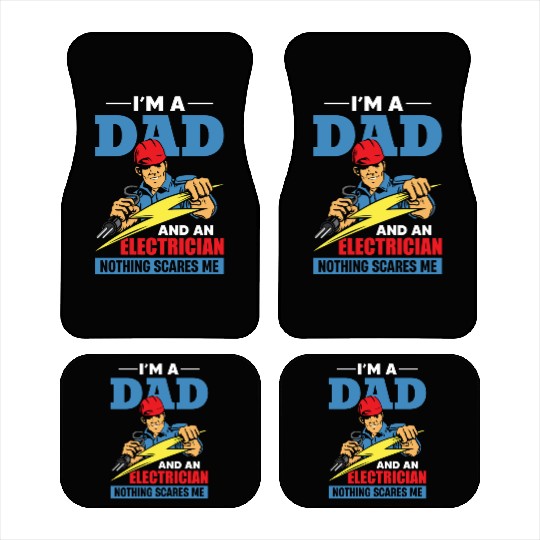 Electrician Dad – Fearless Father Car Mats