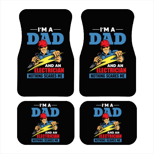 Electrician Dad – Fearless Father Car Mats