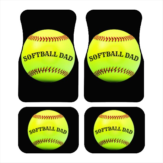 Softball Dad Car Mats