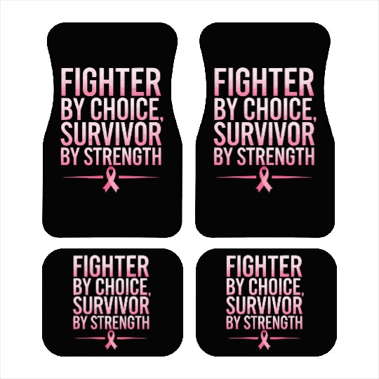 Cancer Survivor Chemotherapy Chemo Beat Cancer Car Mats
