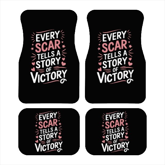 Cancer Survivor Chemotherapy Chemo Beat Cancer Car Mats