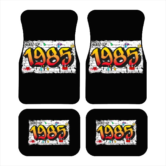 Best of 1985 Graffiti – 40 Years of Neon Nostalgia Car Mats
