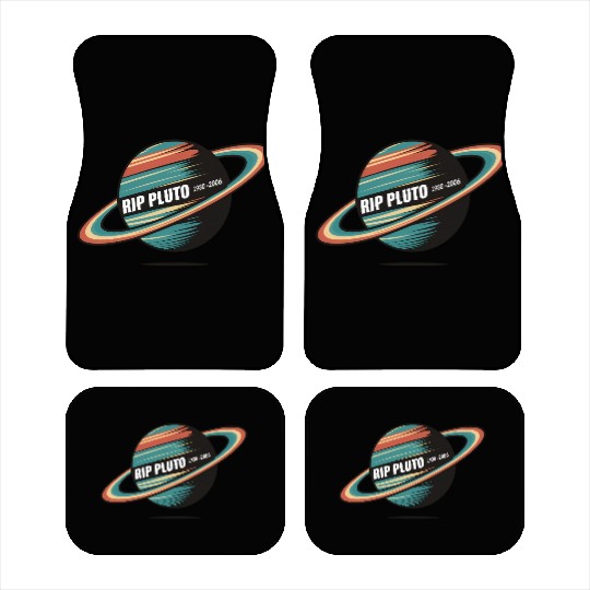 RIP Pluto Car Mats