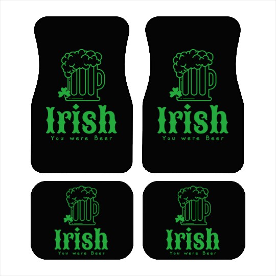 St Patrick' day Irish Beer Car Mats