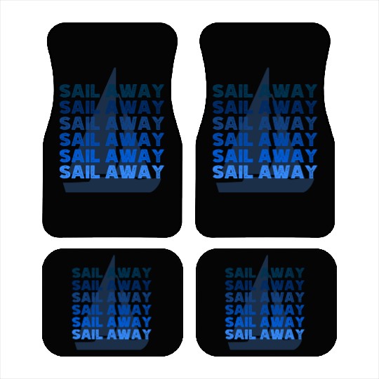 Sail Away Boat Car Mats