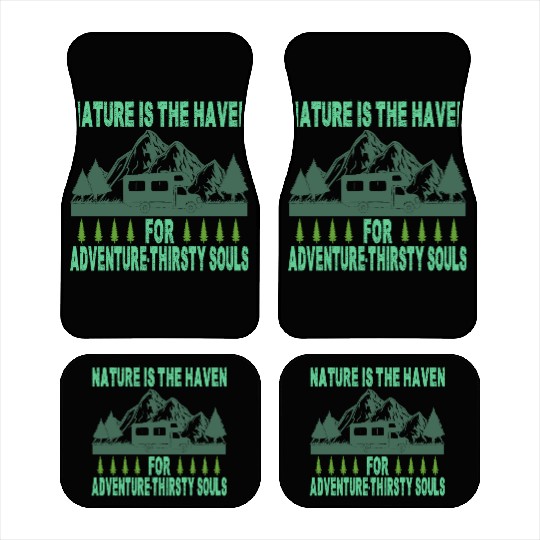 Nature is the haven for adventure-thirsty souls Car Mats