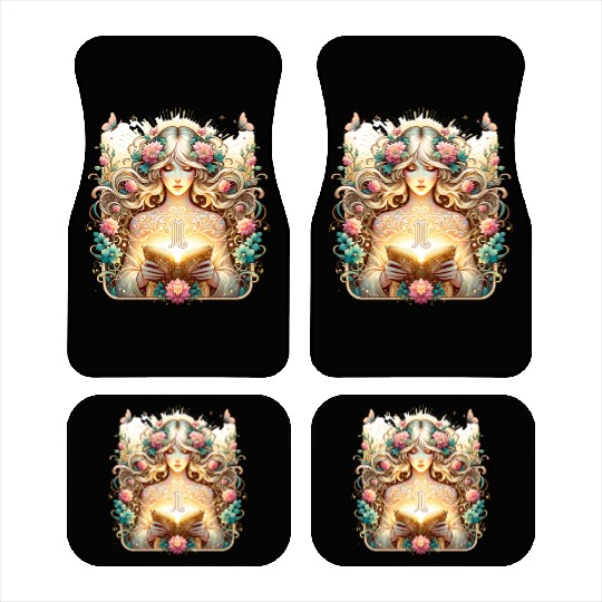 Virgo - Starlit Goddess of Purity Car Mats