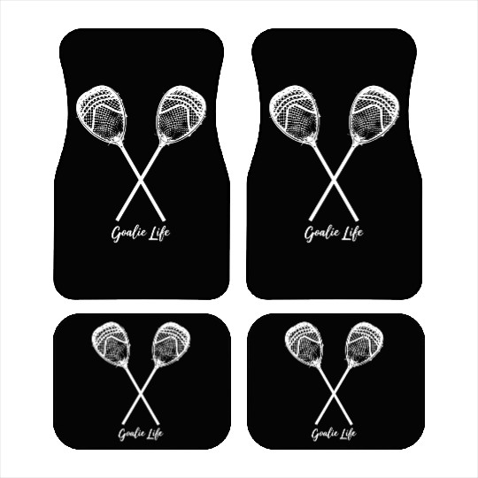 Goalie Life Lacrosse Car Mats