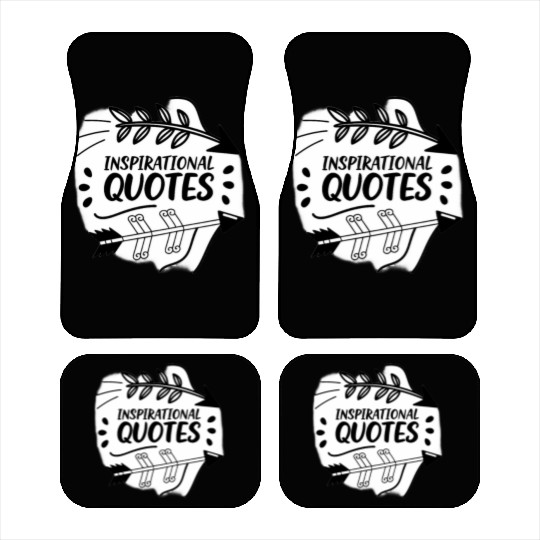 Rise & Grind – Motivational Quote Car Mats