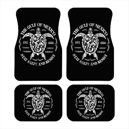 Tribal Sea Turtle Gul Coast Spirit Car Mats