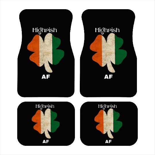 Irish AF – Funny St. Patrick’s Day Drinking Car Mats