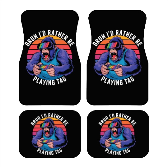 Retro Gamer Ape Car Mats
