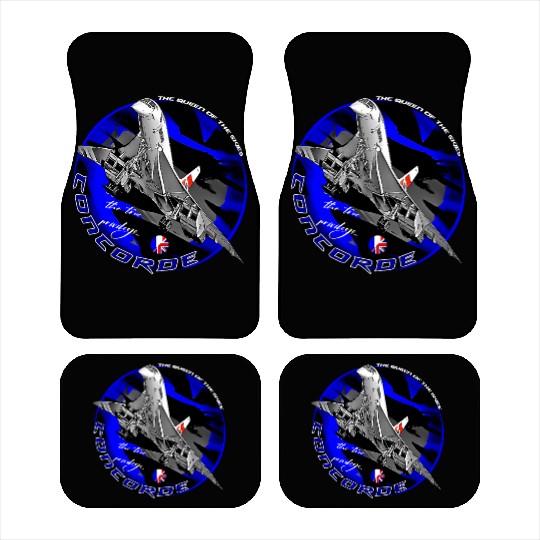 Concorde Supersonic Legendary Aircraft Car Mats