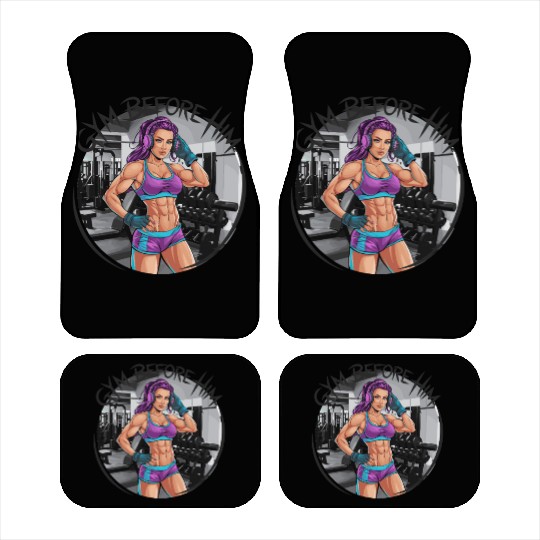 Gym Before Him for a Sporty women Car Mats