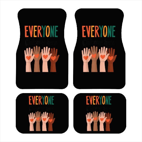 Everyone Is Welcome Here Idaho Teacher Car Mats