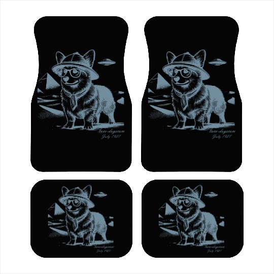 Explorer Pomeranian – Ancient Mysteries & UFOs Car Mats