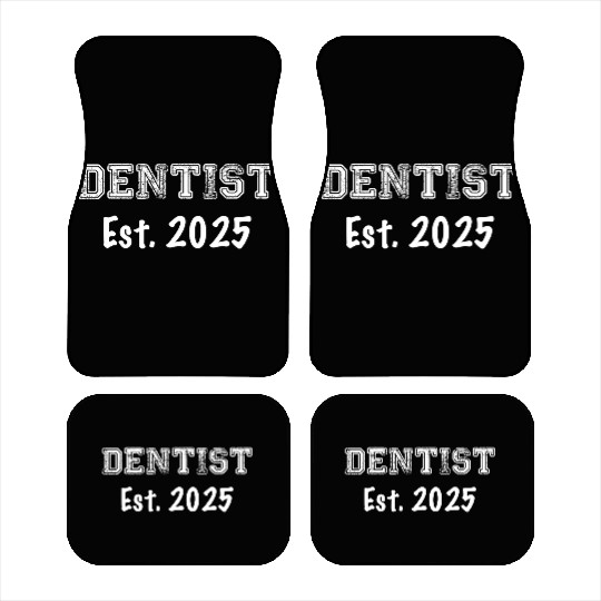 Dentist Graduation Gift - Dentist Established 2025 Car Mats