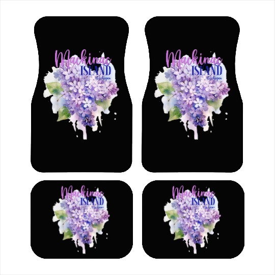 Mackinac Island Michigan Lilacs Lilac Festival Sta Car Mats