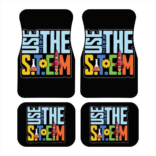 STEM Teacher Use The STEM Loves Computer Science Car Mats