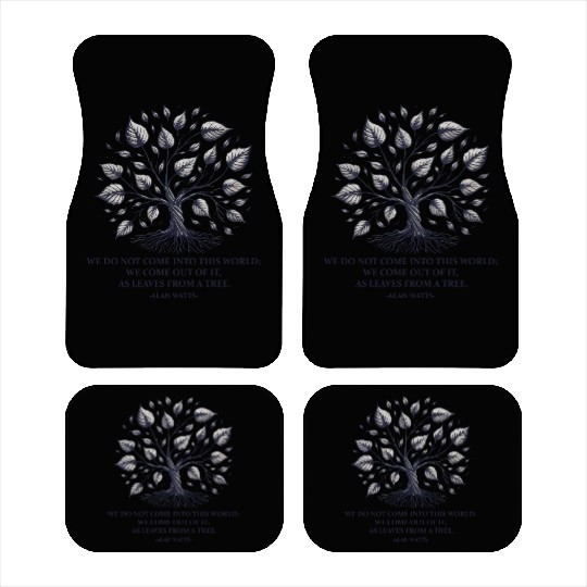 Alan Watts | Tree of Life & Spiritual Wisdom Car Mats