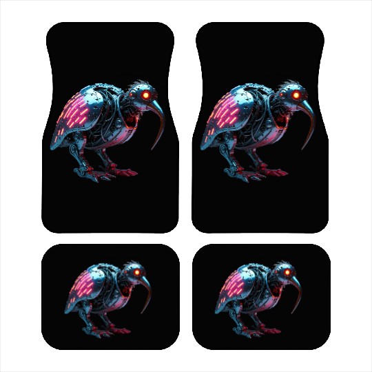 Kiwi Bird Constructed Car Mats