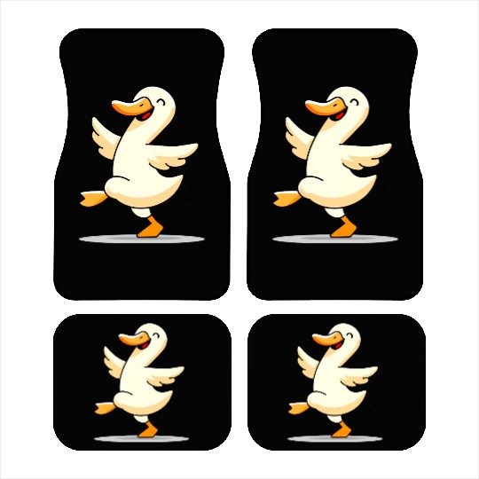 Dancing duck Car Mats