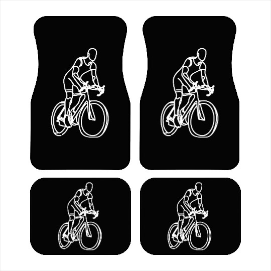 Cycling Sketch Car Mats