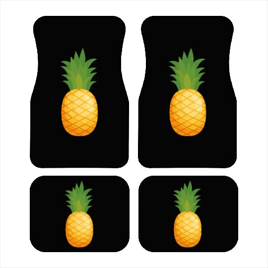Pineapple Drew Car Mats