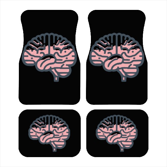 the anatomy of the brain Car Mats