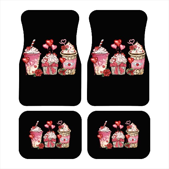 Love Sweets & Drinks Car Mats