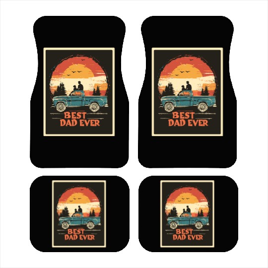 BEST DAD EVER Car Mats