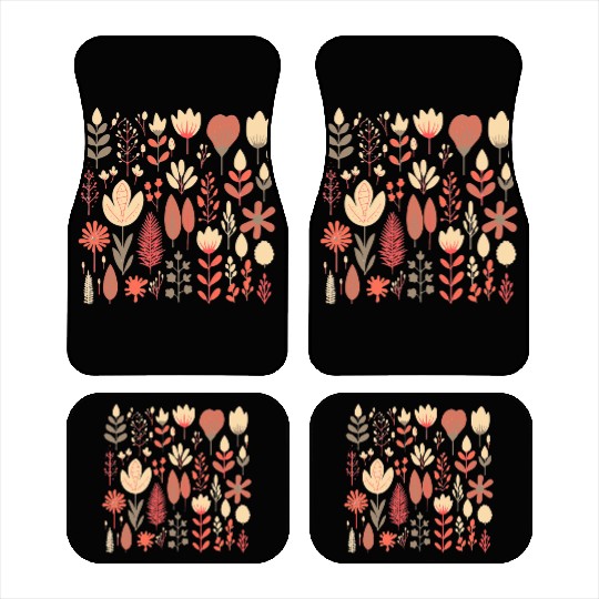 Spring Flowers Car Mats
