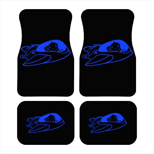 Duck Spaceship Pilot Space Science Fiction Cool Car Mats