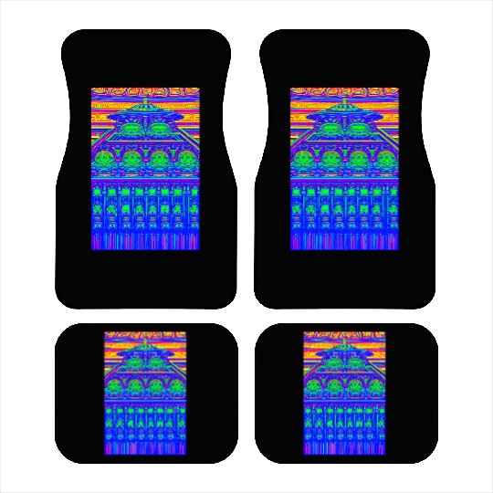 Alien Temple Car Mats