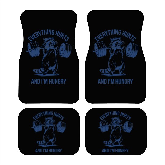 Everything Hurts Fitness Gym Sport Weightlifting Car Mats