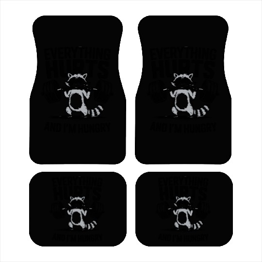 Fitness Gym Sport Weightlifting Everything Hurts Car Mats