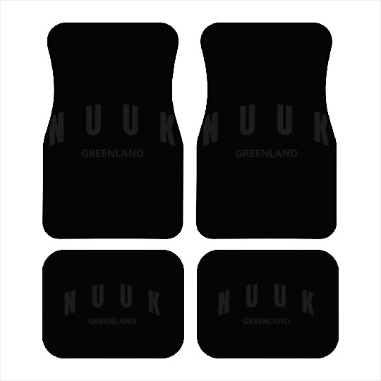 NUUK Greenland – College Style Emblem Design Car Mats